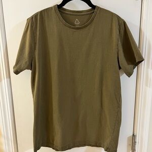 Save Khaki Olive Green Men's T-Shirt, S